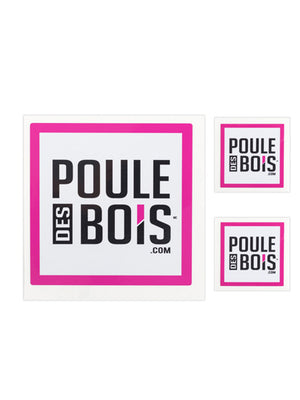 Sticker set (3) CHOICE CAMO-PINK-TURQUOISE