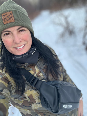 Tuque OLIVE Logo faux cuir