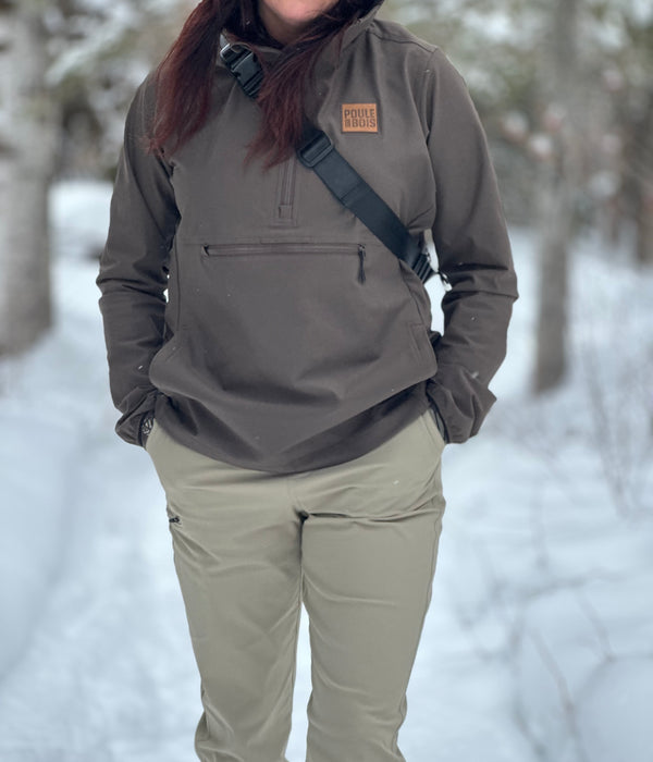 ANORAK PDB FEMME BROWN filet antimoustique ET TROU À COUETTE (DATE D'ENVOI DANS LA PREMIÈRE SEMAINE D'AVRIL