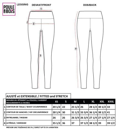 Legging FEMME NOIR