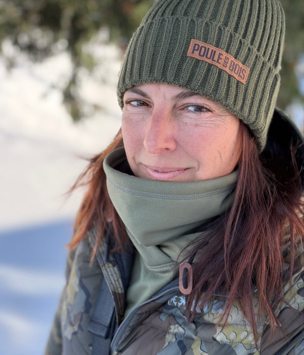 Foulard TUBE BANDIT RÉVERSIBLE OLIVE (ENVOI SEMAINE 20 AVRIL)