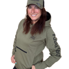 HOODIE À COUETTE ELVA OLIVE