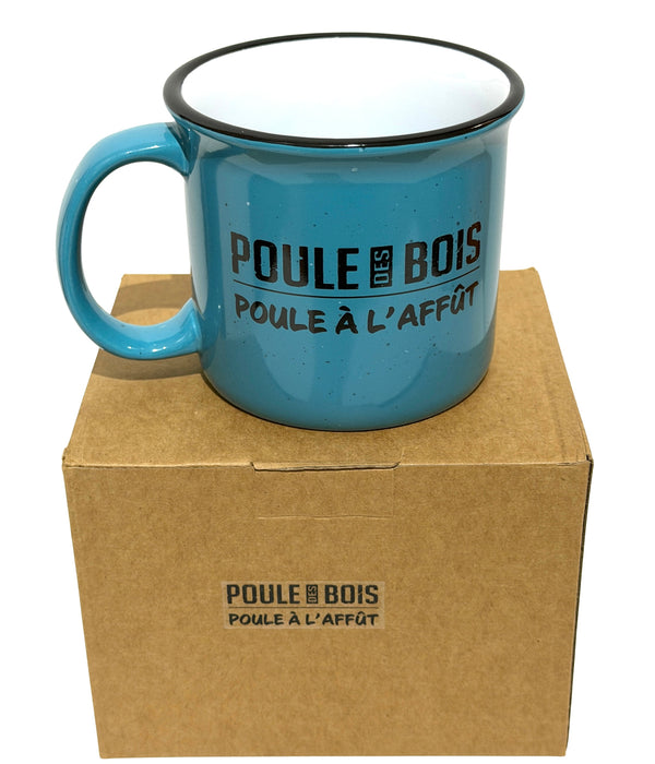 Tasse céramique SARCELLE Poule à l'affût! CASEPACK 6