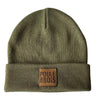 Tuque OLIVE Logo faux cuir