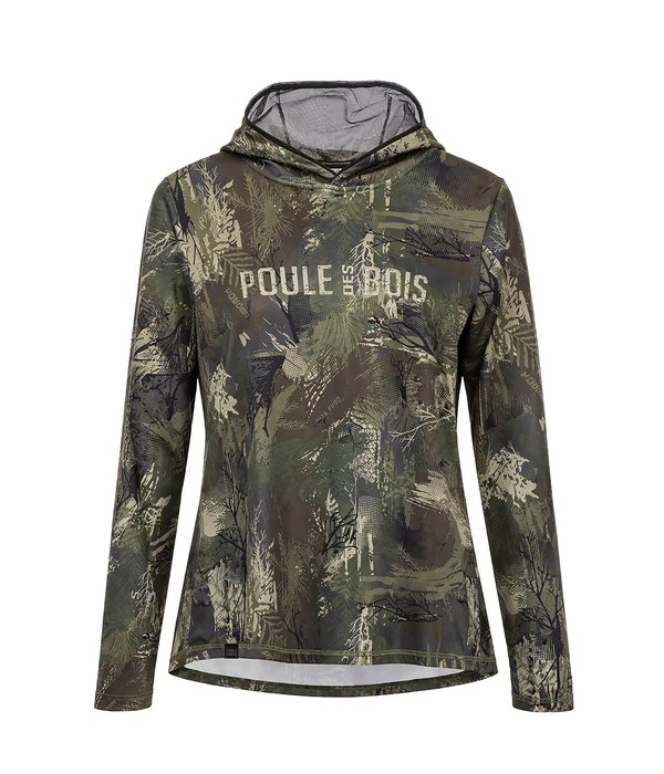 HOODIE LÉGER PDB CAMO filet anti-moustiques FEMME édition 2026