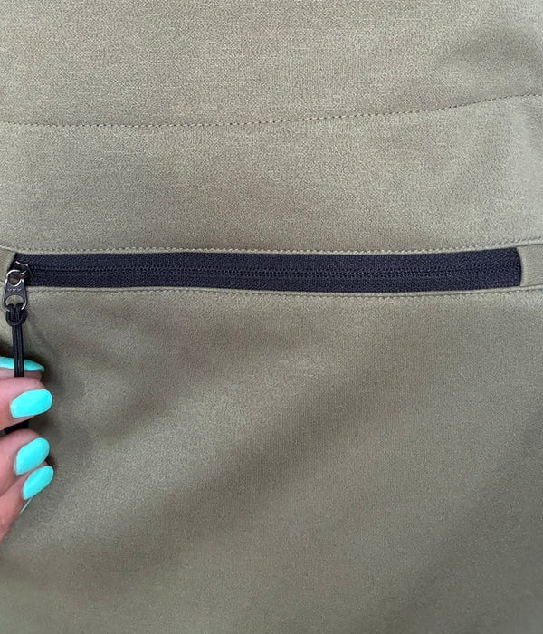 HOODIE À COUETTE ELVA OLIVE
