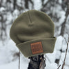 Tuque OLIVE Logo faux cuir