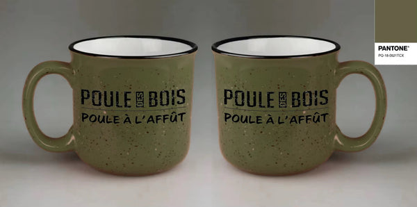 Tasse céramique OLIVE Poule à l'affût!