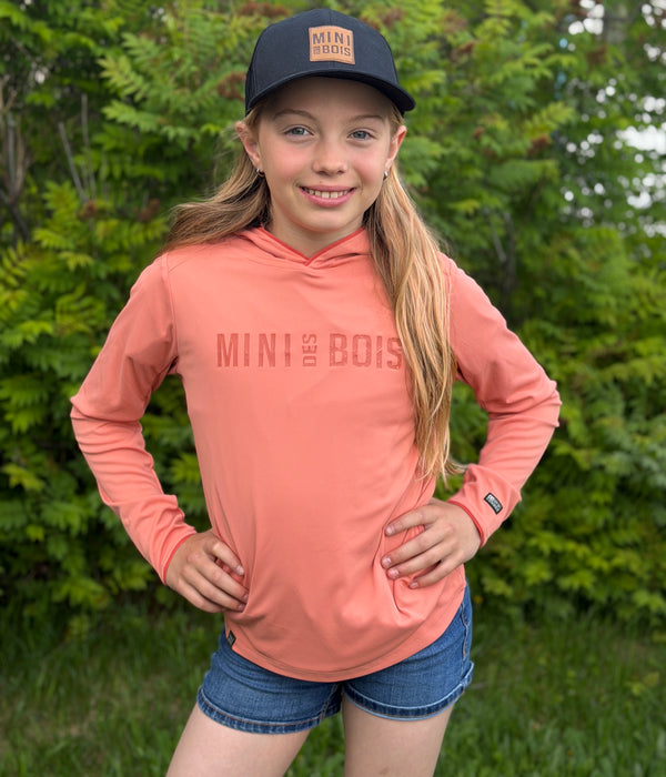 JUNIOR Mini des Bois- HOODIE TAWNY LT  filet anti-moustiques