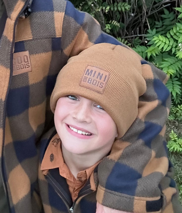 MINI DES BOIS Tuque BROWN