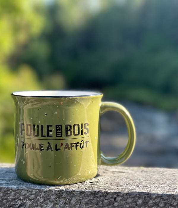 Tasse céramique OLIVE Poule à l'affût!