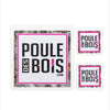 Sticker set (3) CHOICE CAMO-PINK-TURQUOISE