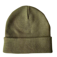 Tuque OLIVE Logo Cuir livraison 5 décembre