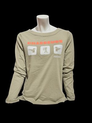 Chandail manches longues SAUGE - CHASSEUSE