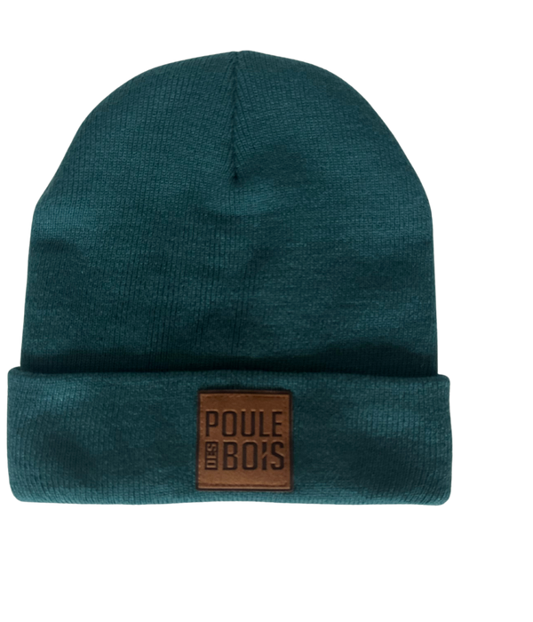 Tuque AQUAMARINE Logo FAUX SUÈDE