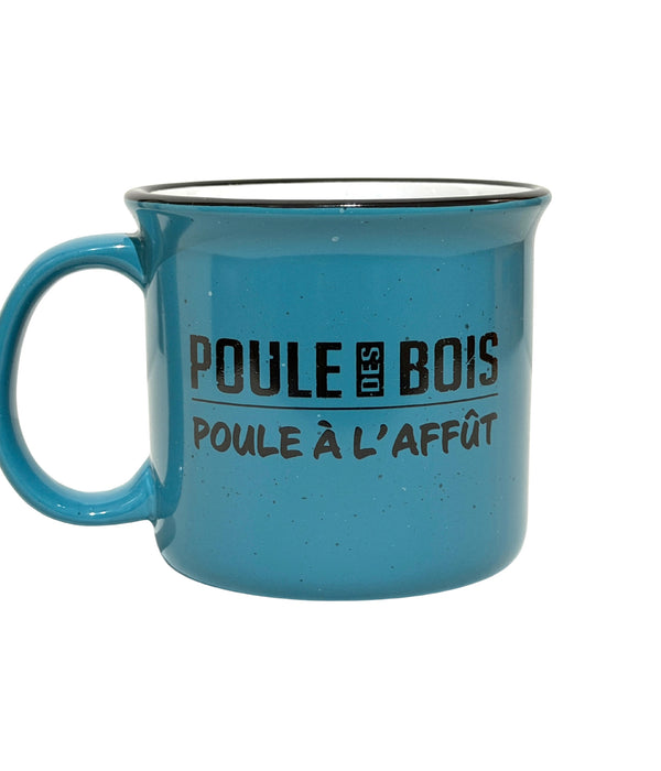 Tasse céramique SARCELLE Poule à l'affût! CASEPACK 6