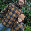 Veste à Carreaux BROWN MINI DES BOIS