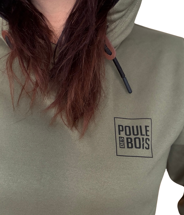 HOODIE À COUETTE ELVA OLIVE