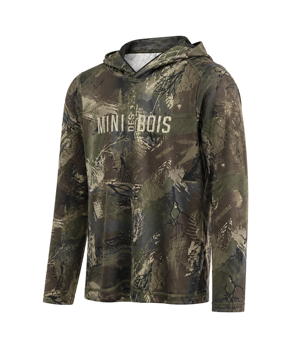 JUNIOR Mini des Bois- HOODIE PDB CAMO LT  filet anti-moustiques