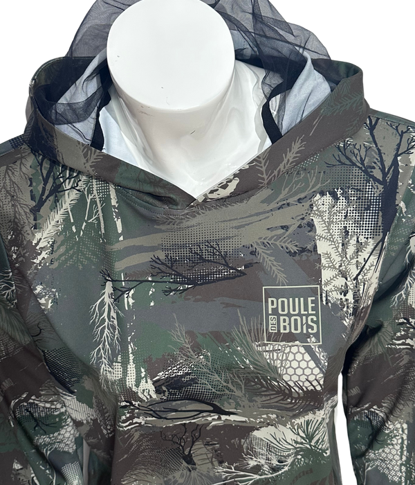 HOODIE PDB CAMO BREEZE FEMME  filet antimoustique (DATE D'ENVOI DANS LA PREMIÈRE SEMAINE D'AVRIL