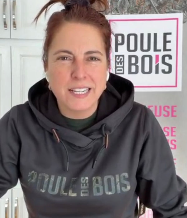 HOODIE À COUETTE YUMA COULEUR NOIR (ENVOI SEMAINE DU 20 AVRIL)