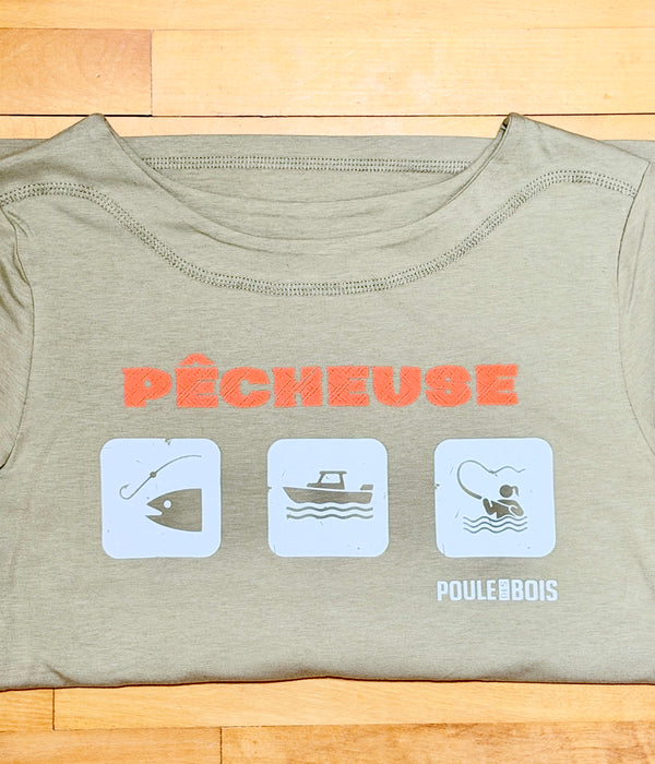 Chandail manches longues SAUGE - PÊCHEUSE