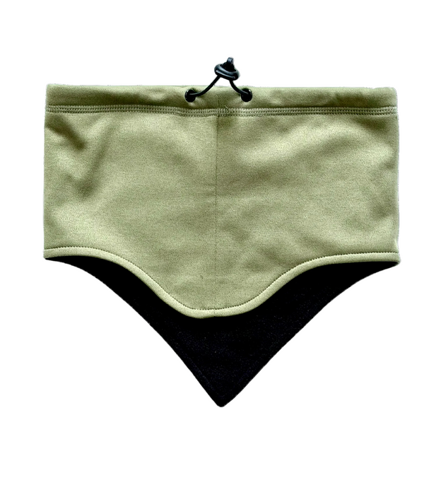 Foulard TUBE BANDIT RÉVERSIBLE OLIVE (ENVOI SEMAINE 20 AVRIL)