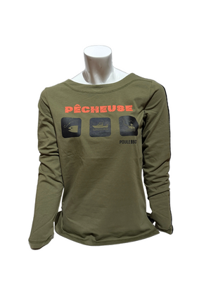 Chandail manches longues OLIVE - PÊCHEUSE ENVOI 2 NOVEMBRE