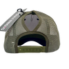 CASQUETTE À COUETTE CAMO PDB FILET OLIVE