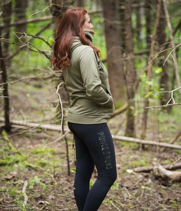 HOODIE À COUETTE ELVA OLIVE