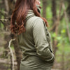 HOODIE À COUETTE ELVA OLIVE