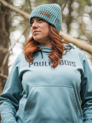 HOODIE À COUETTE YUMA COULEUR SARCELLE