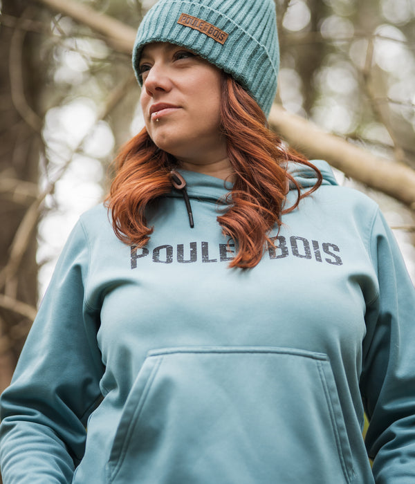 HOODIE À COUETTE YUMA COULEUR SARCELLE