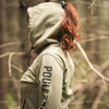 HOODIE À COUETTE ELVA OLIVE