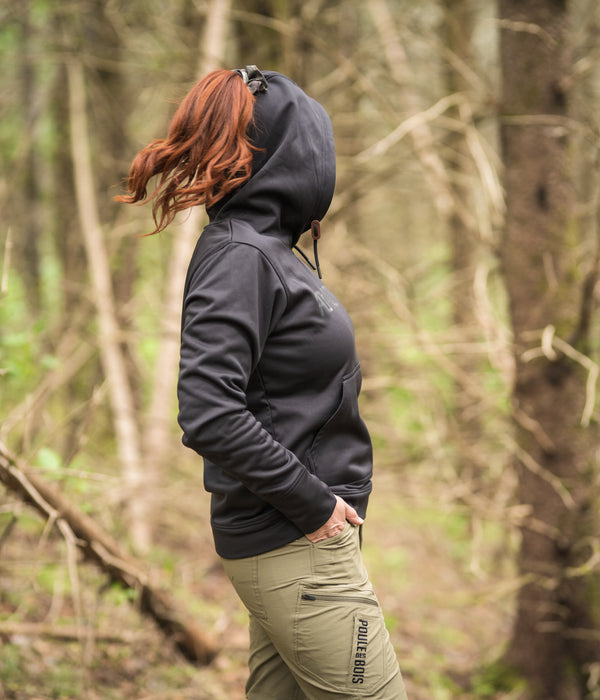 HOODIE À COUETTE YUMA COULEUR NOIR