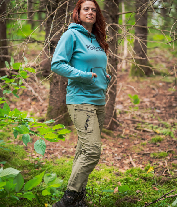 HOODIE À COUETTE YUMA COULEUR SARCELLE