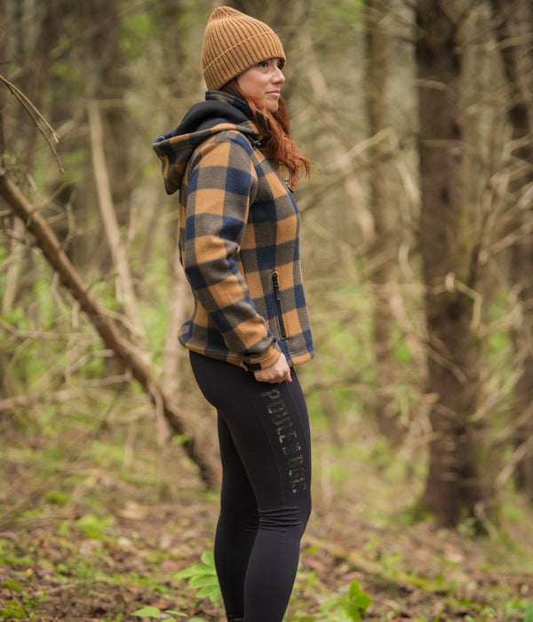 Veste à Carreaux FEMME BROWN
