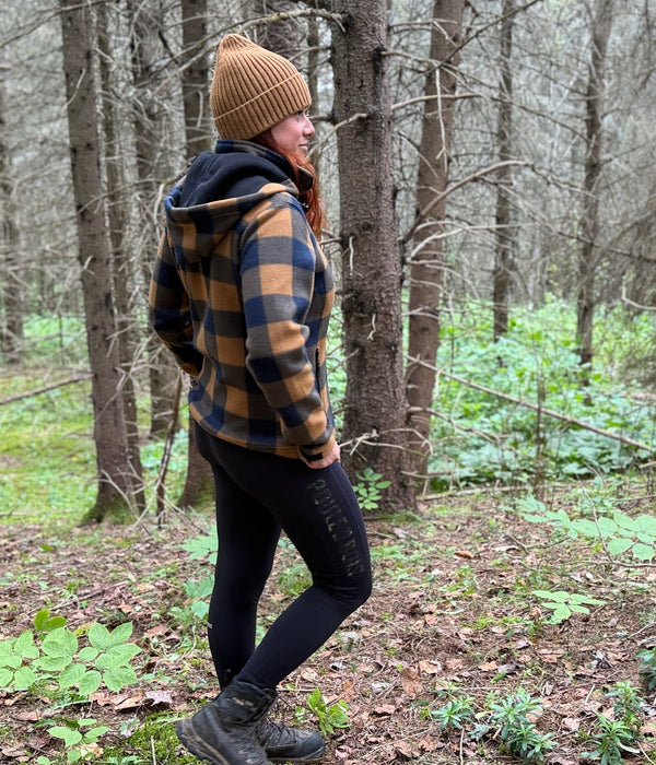 Veste à Carreaux FEMME BROWN