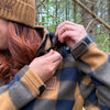 Veste à Carreaux FEMME BROWN