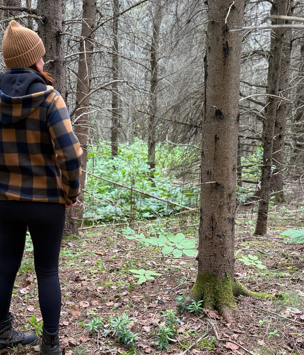 Veste à Carreaux FEMME BROWN