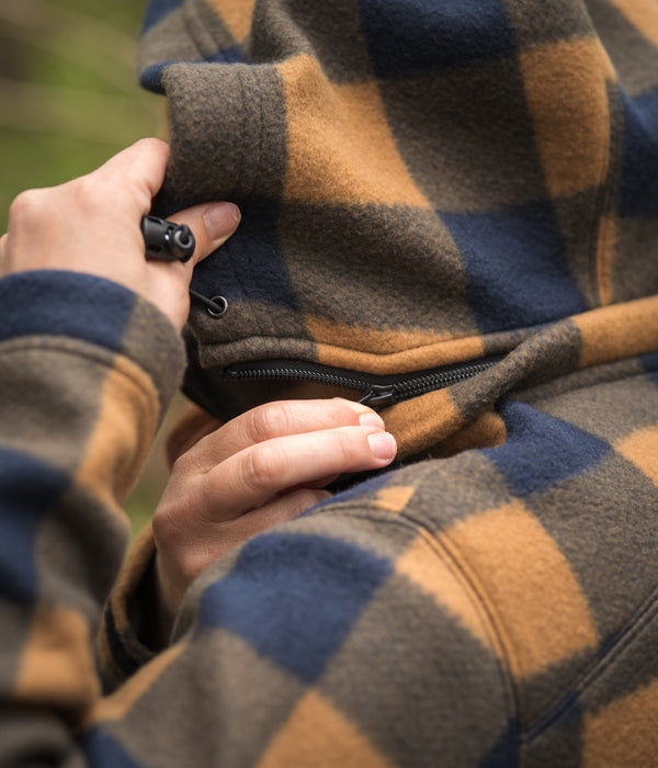 Veste à Carreaux FEMME BROWN