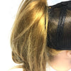 Casquette à Couette Noire Logo FAUX Cuir
