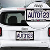 REAR car plate