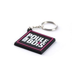 PINK LOGO SQUARE key ring